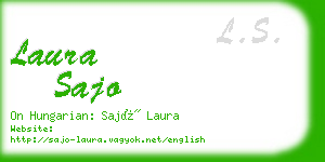 laura sajo business card